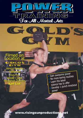 Power Training For Martial Arts DVD Golds Gym