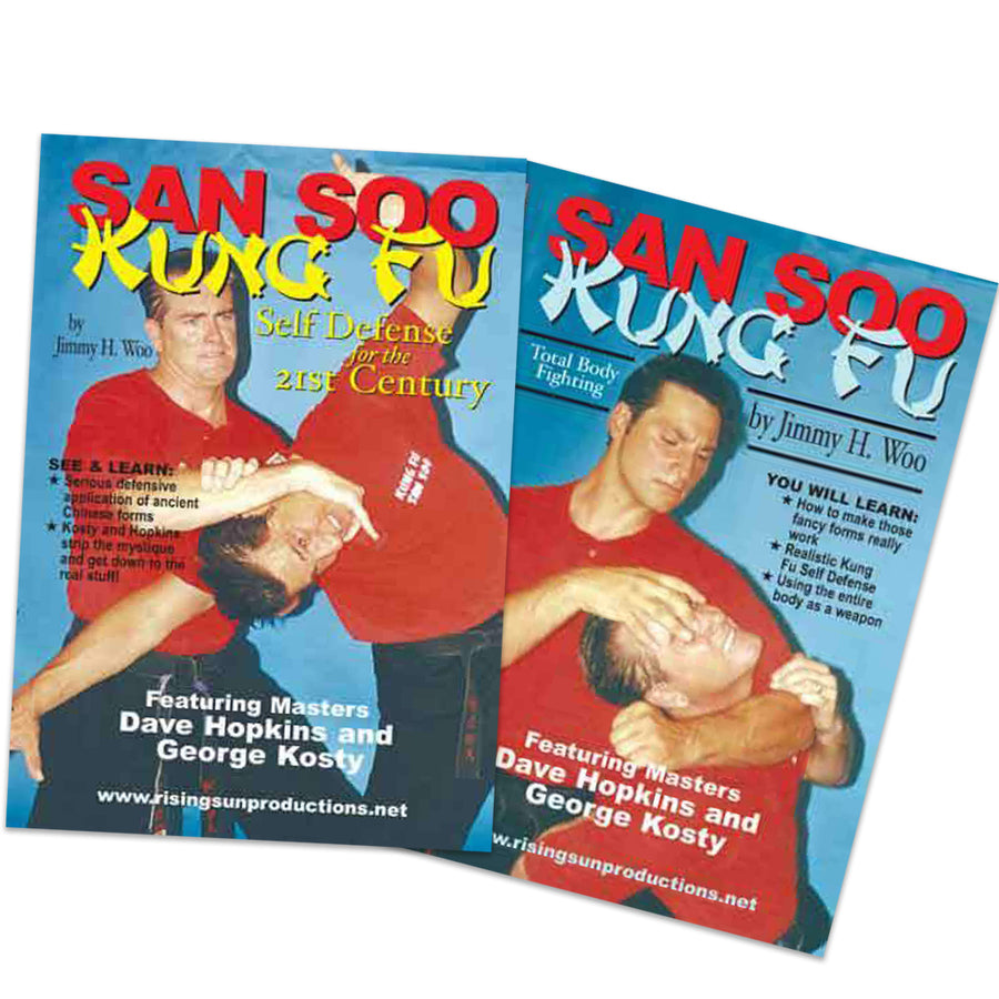 2 DVD Set Kung Fu San Soo of Jimmy Woo - Dave Hopkins, George Kosty