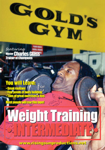 3 DVD Set Weight Training - Charles Glass bodybuilding martial arts