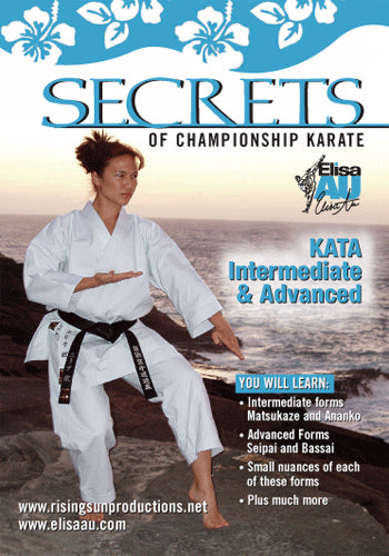 Secrets Championship Karate Kata Intermediate Advanced DVD Elisa Au