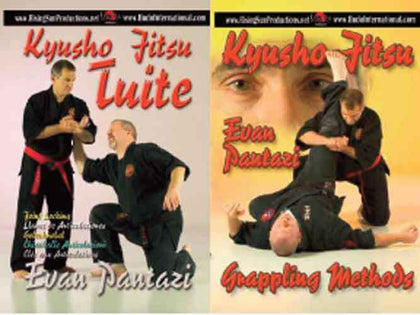 2 DVD Set Kyusho Jitsu jiu Jitsu - Evan Pantazi mma grappling