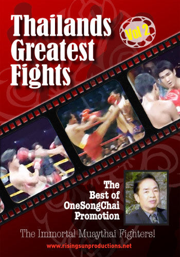 3 DVD Set Muay Thai Greatest Fights OneSongChai Promotions