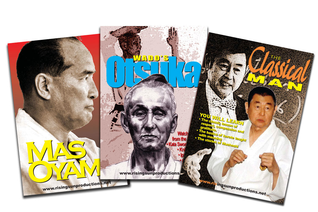 3 DVD SET Japanese Karate Masters