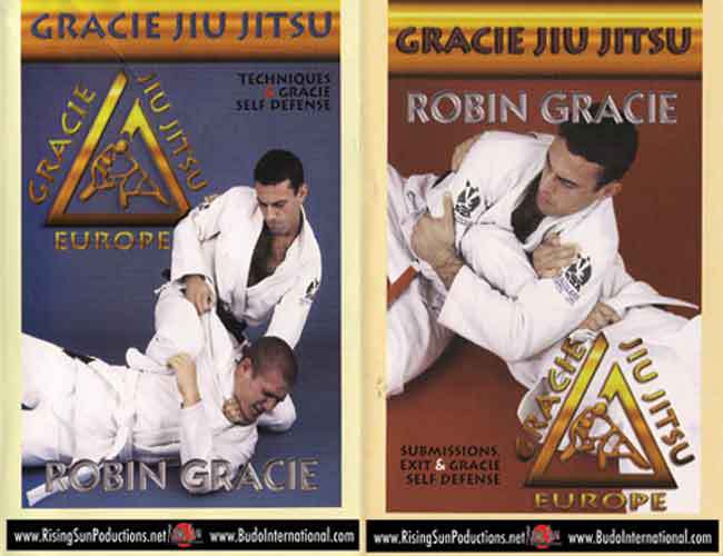 2 DVD Set Gracie Brazilian Jiu-Jitsu Robin Gracie