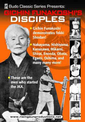 Gichin Funakoshi Disciples DVD
