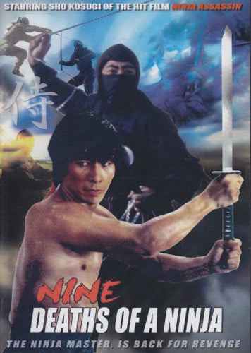 Nine Deaths of a Ninja movie DVD Sho Kosugi classic! martial arts action