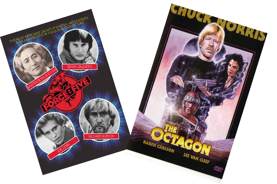 2 DVD SET The Octagon & Force Five DVD Martial Arts Movie Classics!