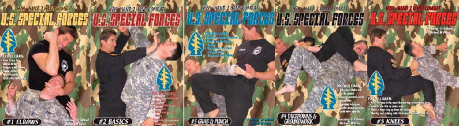 5 DVD Set US Special Forces H2H (Hand to Hand Combat) - Michael Foley