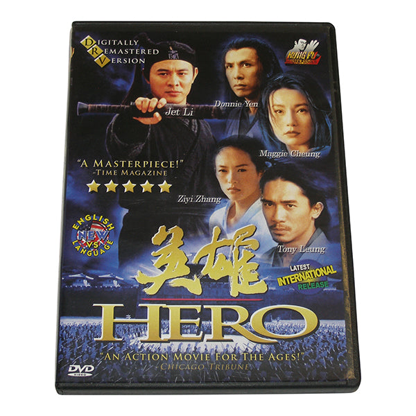 Hero movie DVD Jet Li Donnie Yen