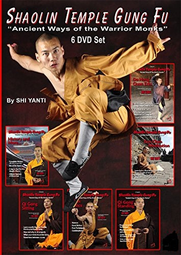 6 DVD SET Shaolin Temple Gung Fu - Ancient Ways of Warrior Monks Shi Yanti