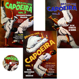 3 DVD Set Brazilian CAPOEIRA Martial Arts sweeps Maculele sticks knives razors