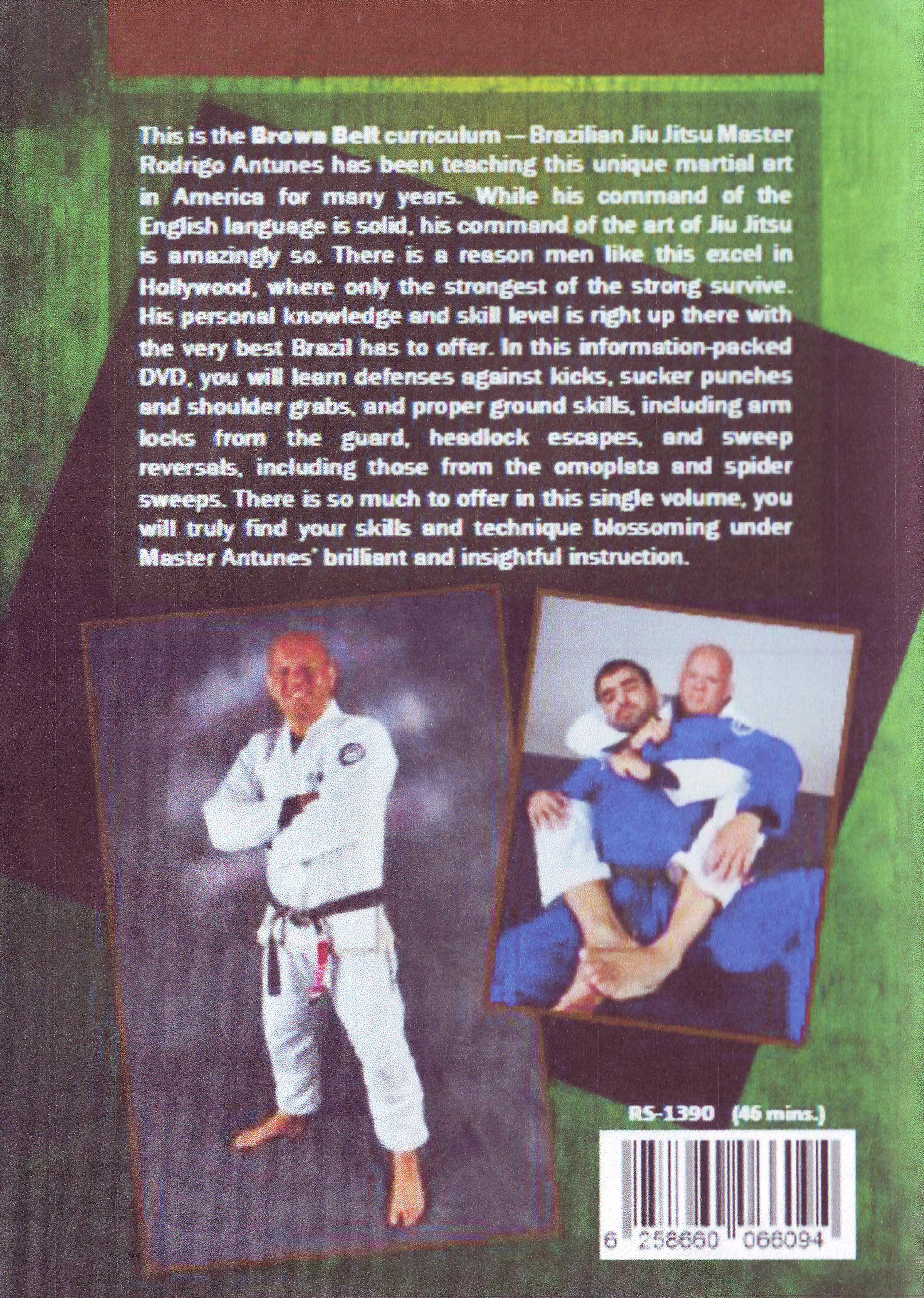 4 DVD Set Universal Brazilian Jiu Jitsu Blue - Black Belt Rodrigo Antunes mma