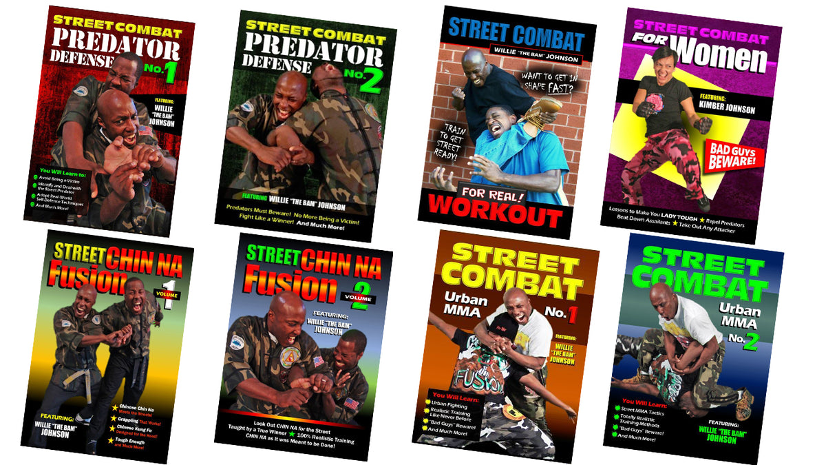 8 DVD Set - Street Combat Urban MMA - Willie 'the Bam' Johnson