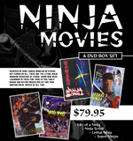 4 DVD Set Classic Ninja movies