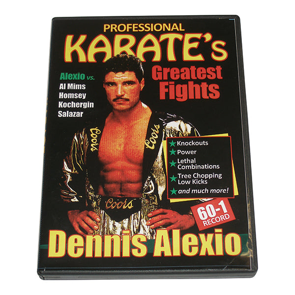 Bob Wall Professional Karate Greatest Fights Dennis Alexio DVD Hawaiian 68-1