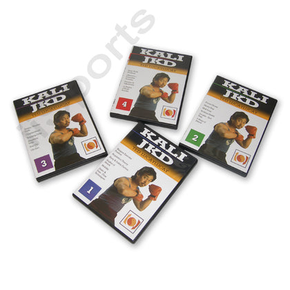 4 DVD Set Ted Lucaylucay Kali Escrima Arnis Bruce Lee Jeet Kune Do Fight Training