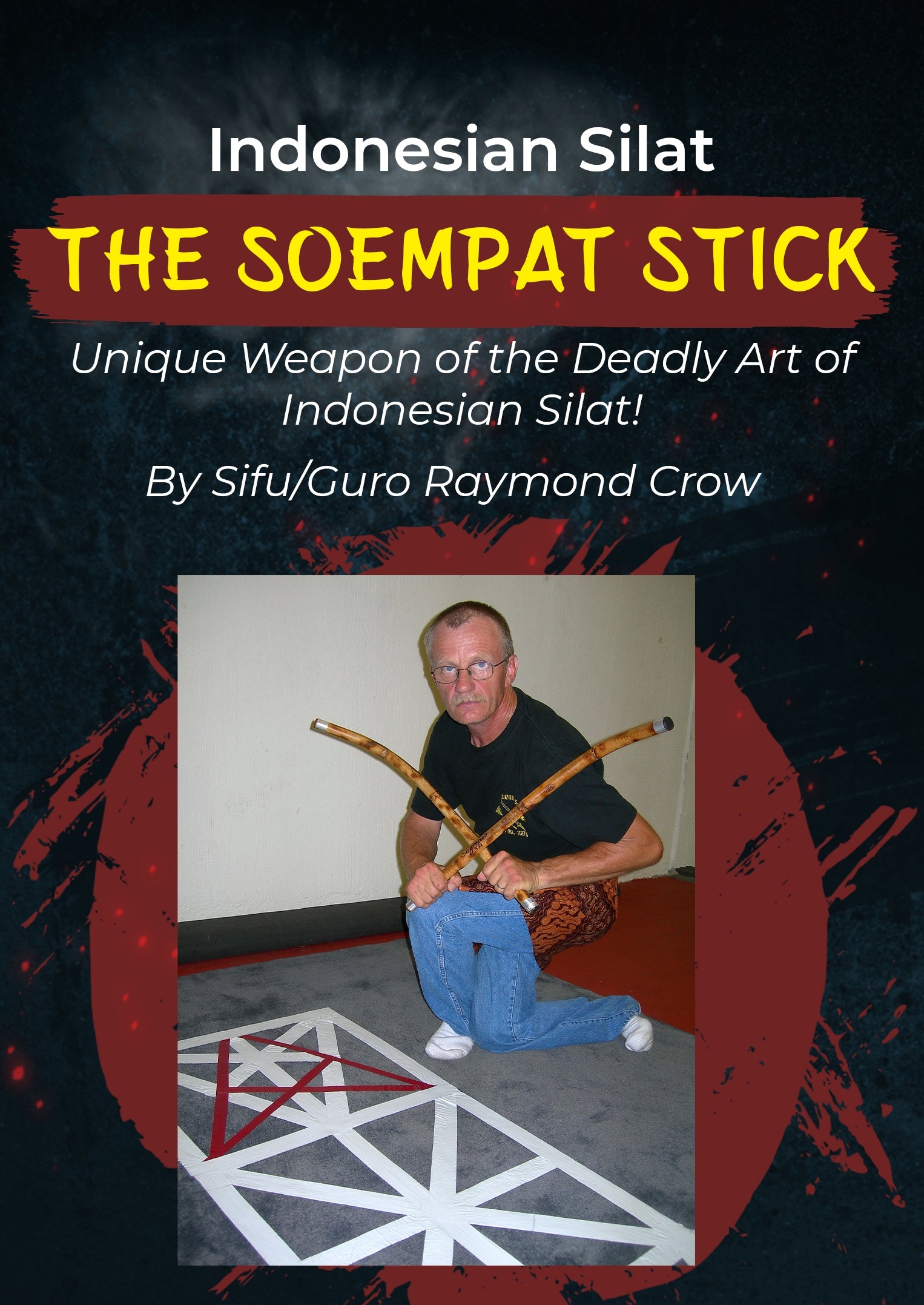 Soempat Indonesian Silat Rattan Fighting Stick & DVD Set - Learn From a Master!