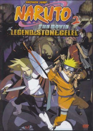 Naruto The Movie 2 Legend Of Stone Of Gelel -Japanese Manga Animation Action DVD