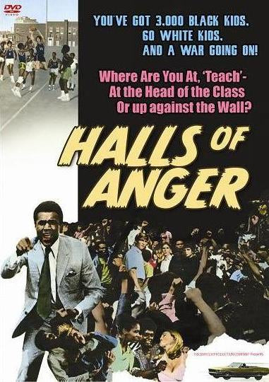 Halls of Anger - Blaxploitation Teen Racial Conflict Action movie DVD