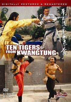 Ten Tigers From Kwangtung - Hong Kong Kung Fu Martial Arts Action movie DVD