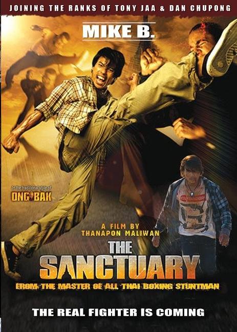 The Sanctuary DVD - Thai Martial Arts Action Mystery movie Mike B, Russell Wong