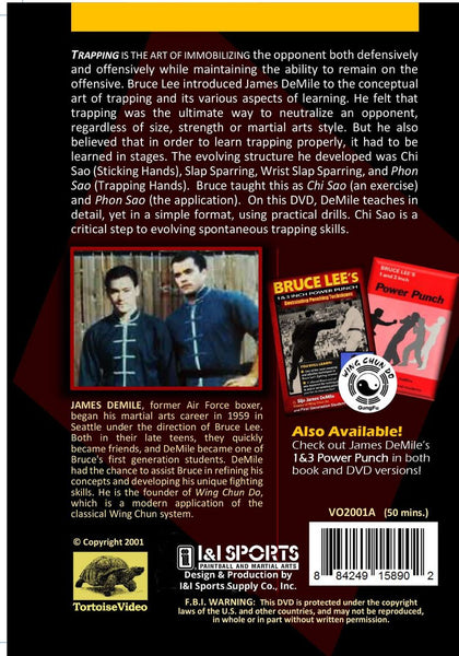 Bruce Lee Chi Sao Made Easy DVD James DeMile seattle wing chun do sticky hands