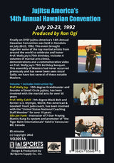 Jujitsu America Hawaiian Convention #1 DVD Wally Jay, Willy Cahill, Jon Funk