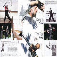 DVD/BOOK SET  Kung Fu Saber: Tiger Leaps Bladed Weapon Ted Mancuso