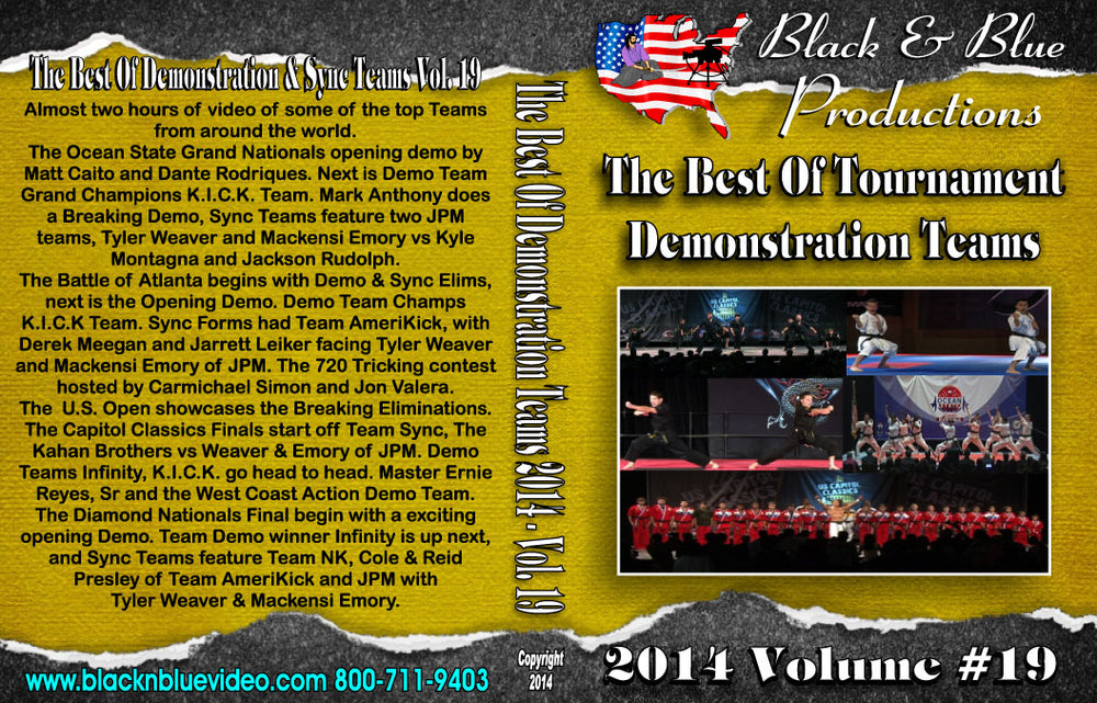 2014 #19 Best Tournament Karate Demonstration Teams Sync Forms Kata DVD