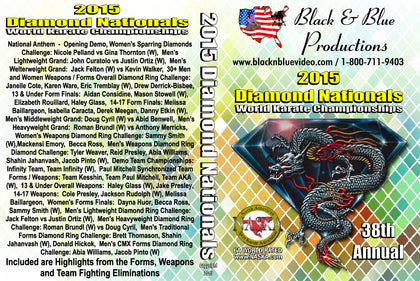2015 Diamond Nationals Karate Martial Arts Open Championship Tournament DVD 6A