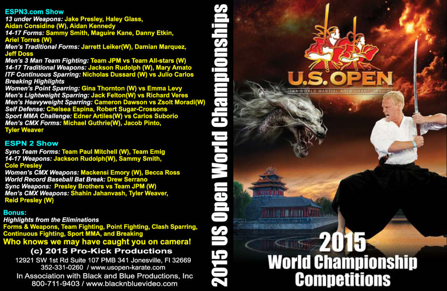 2015 ISKA U.S. Open World Karate Martial Arts Championships Tournament Florida