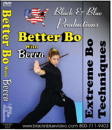Tournament Karate Better Bo Staff Forms Extreme Techniques #1 DVD Becca Ross