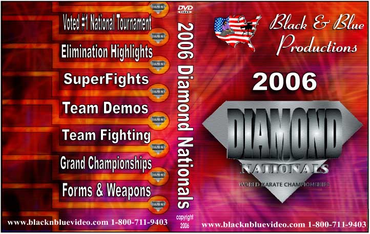 2006 Diamond Nationals Karate Martial Arts Tournament DVD sparring forms kata
