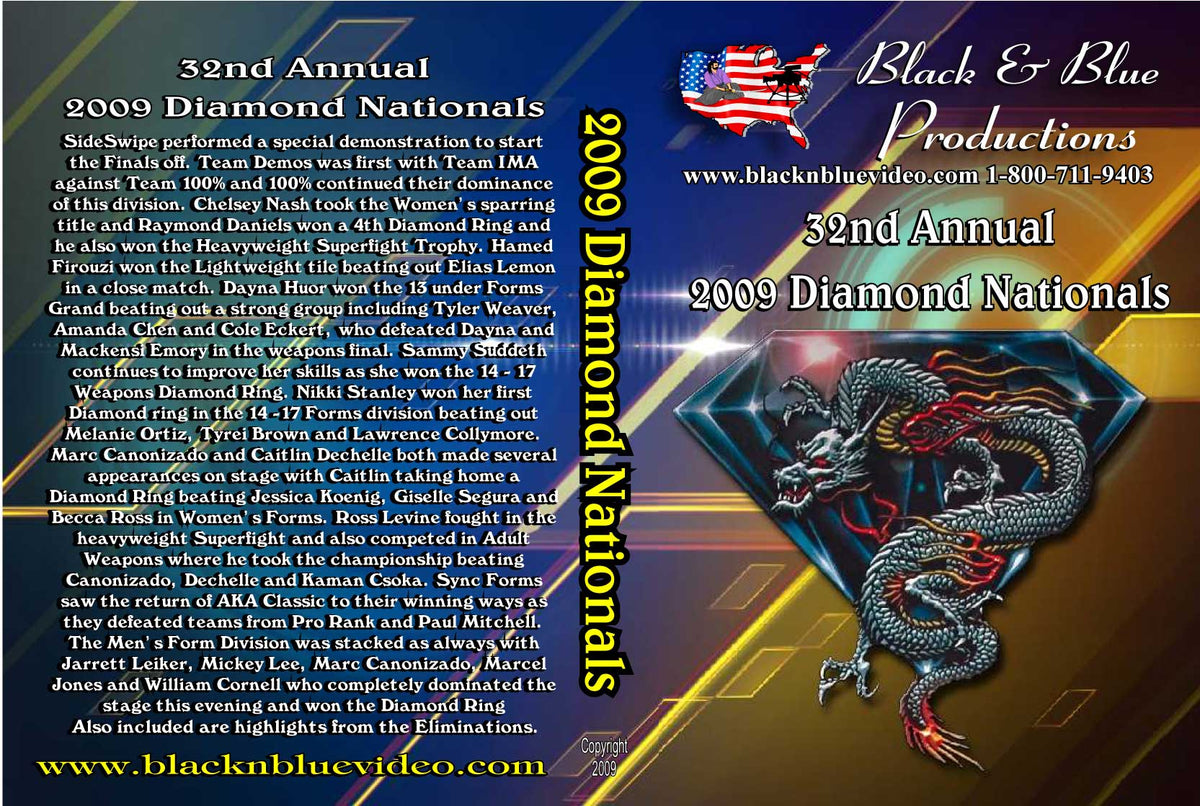 2009 Diamond Nationals World Championships Karate Martial Arts Tournament DVD