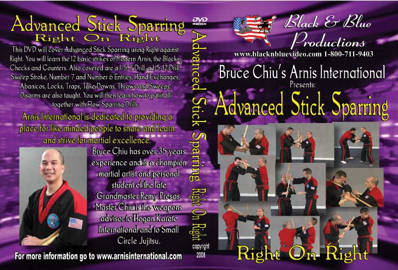 Arnis Advanced Stick Sparring Right on Right DVD Bruce Chiu escrima kali fma