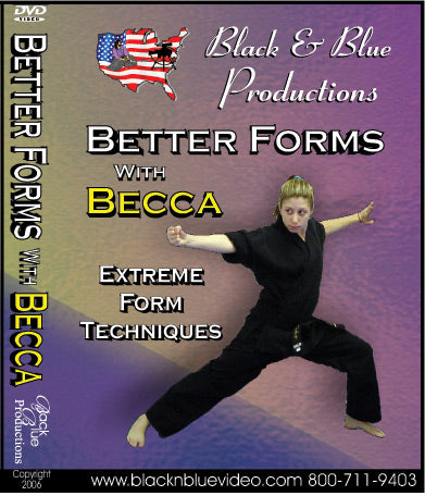 Tournament Karate Extreme Form Kata Techniques #1 DVD Becca Ross
