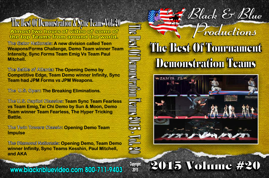 2015 Best Tournament Karate Demos & Sync Teams #20 Kata Forms DVD