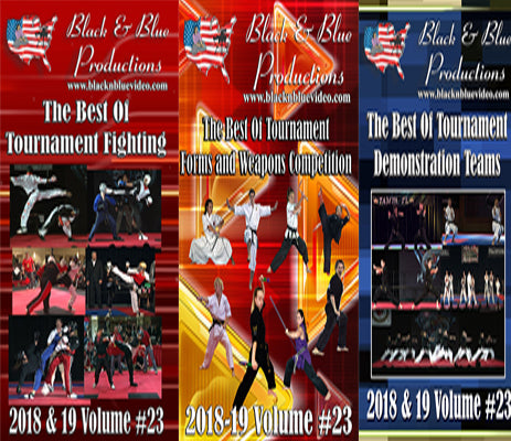 3 DVD Set Best of Tournament Fighting Forms Weapons Demos 2018-2019