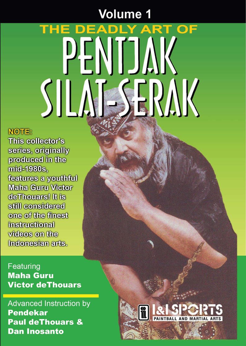 de Thouars Pentjak Silat Serak Indonesian Martial Arts DVD #1 penjak mma