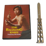 Practice Metal Balisong Butterfly Knife + Training DVD Set martial arts escrima