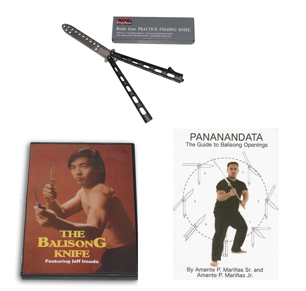 Balisong Butterfly Knife Training Set Knife + DVD + Instructional Manual