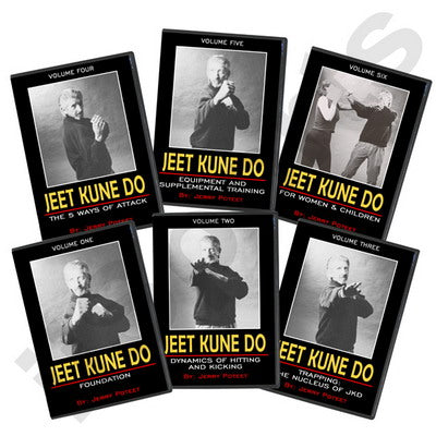 6 DVD Set Jerry Poteet Martial Arts Jeet Kune Do Bruce Lee Jun Fan Training