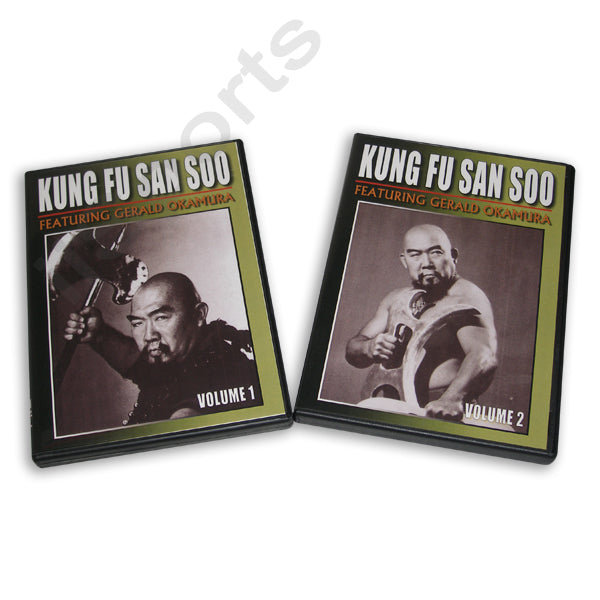 2 DVD SET Chinese Kung Fu San Soo by Gerald Okamura