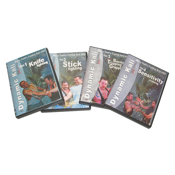 4 DVD SET Dynamic Kali jeet kune do filipino escrima arnis knife stick fighting