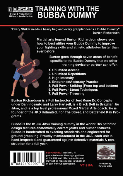 Burton Richardson MMA Brazilian Jiu Jitsu Bubba Dummy Training #1 DVD