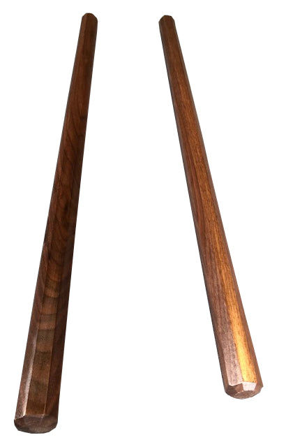 2 Filipino Escrima Kali Arnis American Hardwood Demo Sticks Set 28" x 1"
