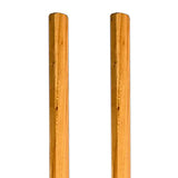 2 Filipino Escrima Kali Arnis American Hardwood Demo Sticks Set 28" x 1"