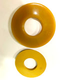 2 piece Shinai #37 #38 #39 Replacement Plastic Handguard & Rubber Ring