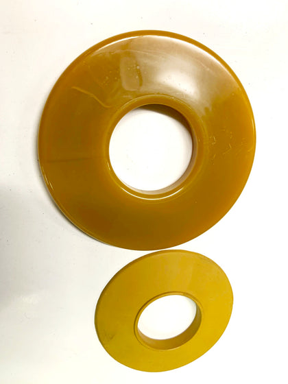 2 piece Shinai #37 #38 #39 Replacement Plastic Handguard & Rubber Ring