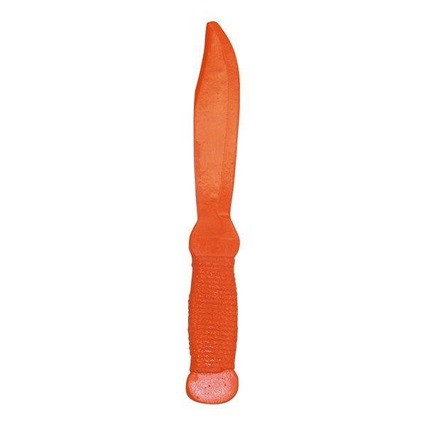 USA Safety Orange Rubber PINUTI Dagger Knife